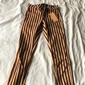Women’s Scotch & Soda Bohemian Mid-Rise Striped Skinny | New with Tags